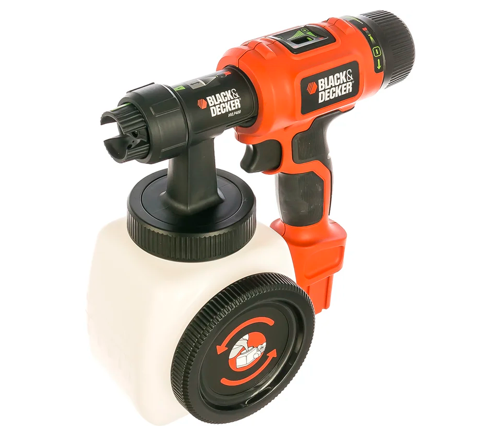 Краскопульт BLACK&DECKER HVLP400 450вт photo 4