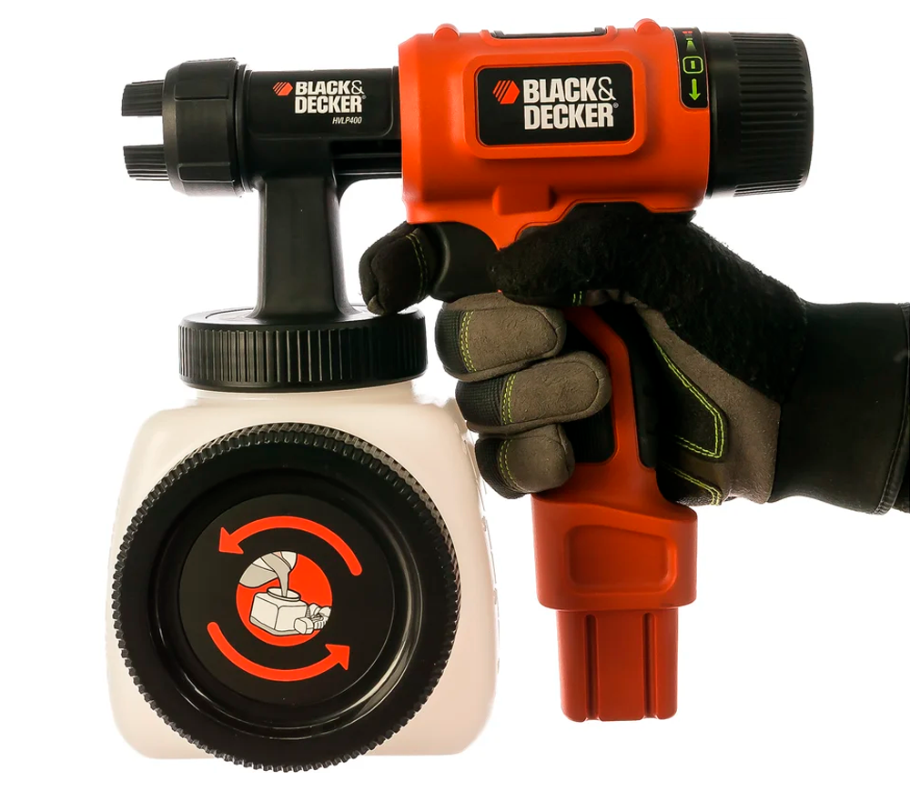 Краскопульт BLACK&DECKER HVLP400 450вт photo 5