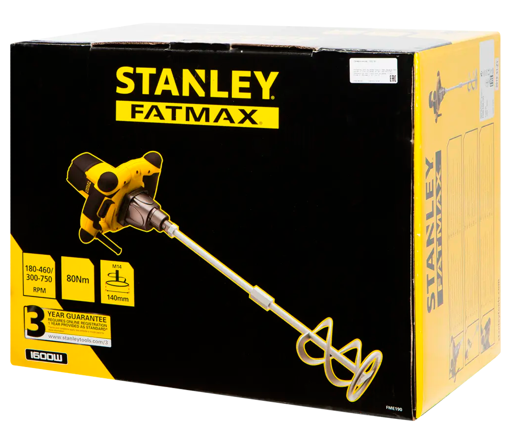 Mașină de amestecat mortar STANLEY FME190-QS 1600w photo 5