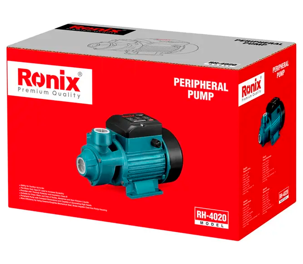 Садовый насос RONIX RH-4020 370вт 1900л/ч photo 7