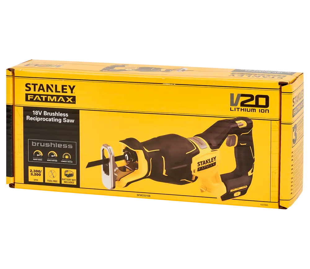 Сабельная пила аккумуляторная STANLEY SFMCS310B-XJ 18В photo 3