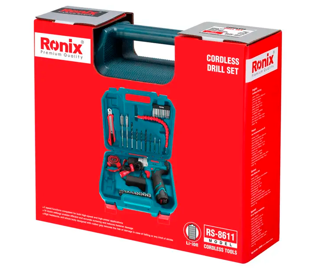 Mașină de înșurubat cu acumulator RONIX RS-8611 12V 1.5Ah photo 10