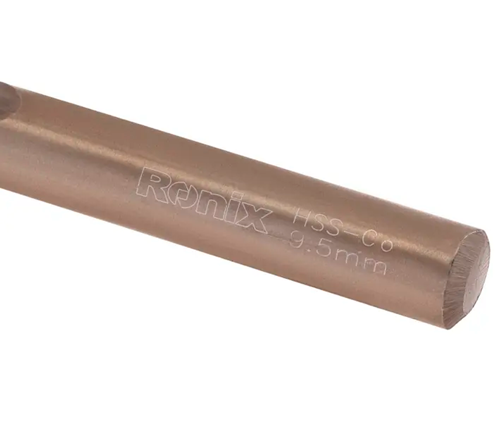 Сверло по металлу RONIX RH-5521 9.5мм HSS-CO photo 1
