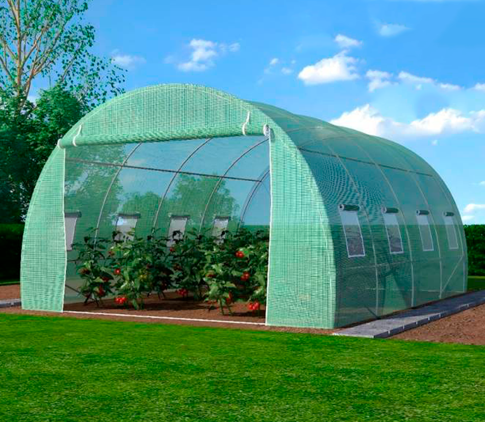 Теплица арочная TEHNO-MS 4.5x2x3 м 13.5м² Зелёная photo