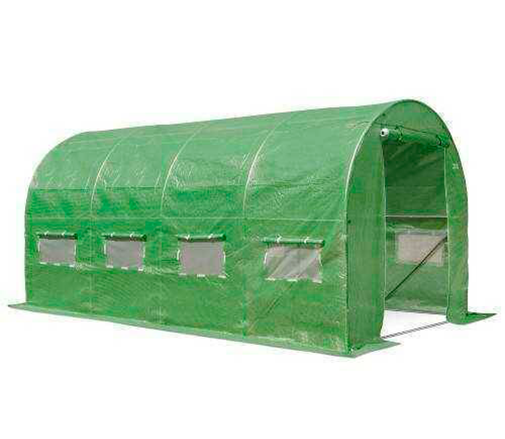 Теплица арочная TEHNO-MS 4x2.5x2 м 10м² Зелёная photo