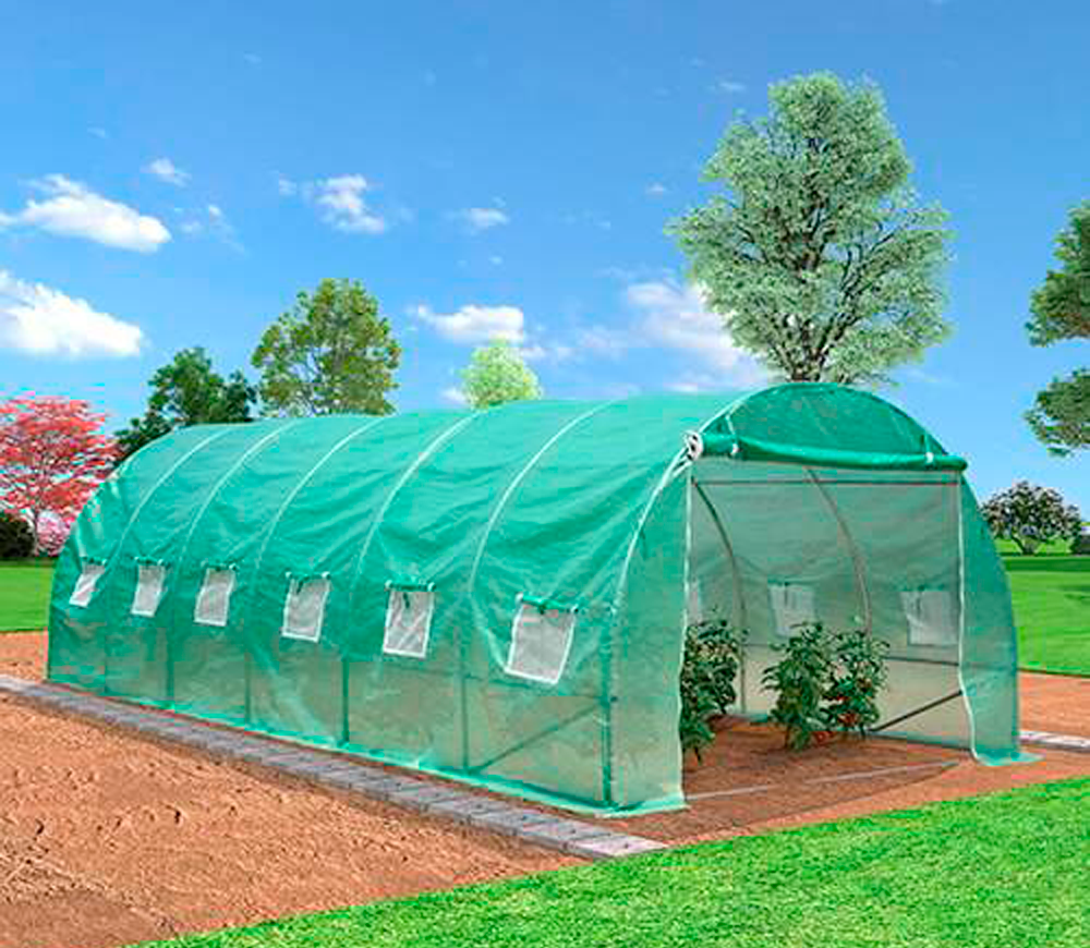Теплица арочная TEHNO-MS 5x3x2 м 15м² Зелёная photo