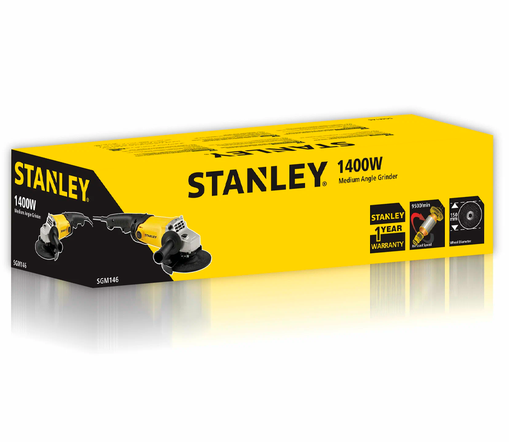 Угловая шлифмашина STANLEY SGM146 1400вт 150мм photo 7