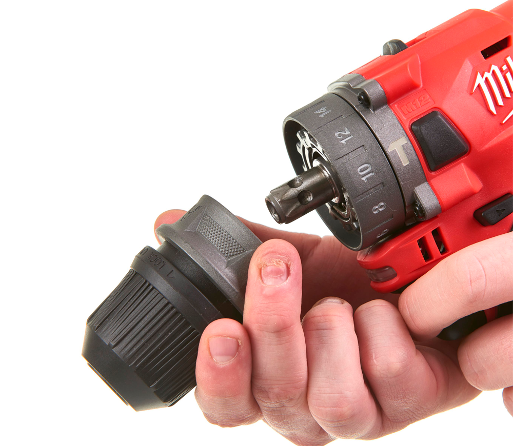 Mașină de înșurubat cu percuție cu acum. MILWAUKEE M12 FPDXKIT-202X 18V 2Ah photo 8