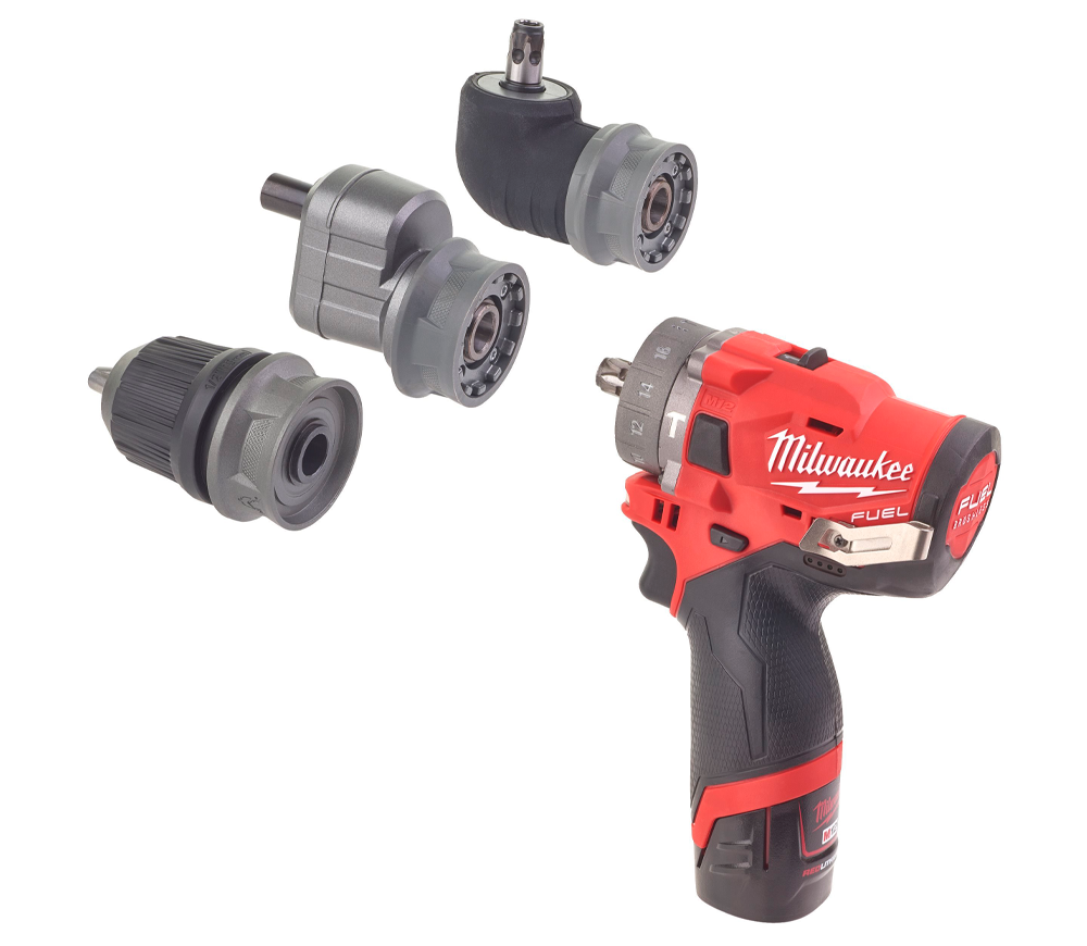 Mașină de înșurubat cu percuție cu acum. MILWAUKEE M12 FPDXKIT-202X 18V 2Ah photo