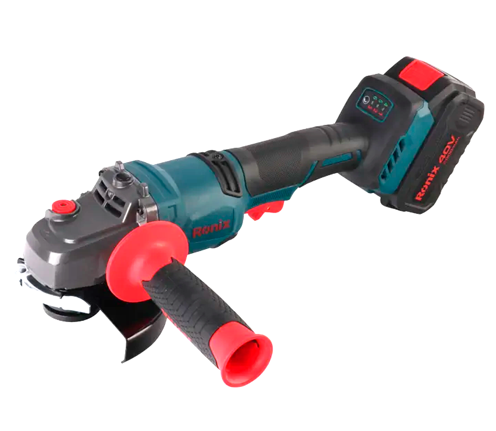 Угловая шлифмашина аккумуляторная RONIX 8901-40V 125мм 40В 2Ач photo