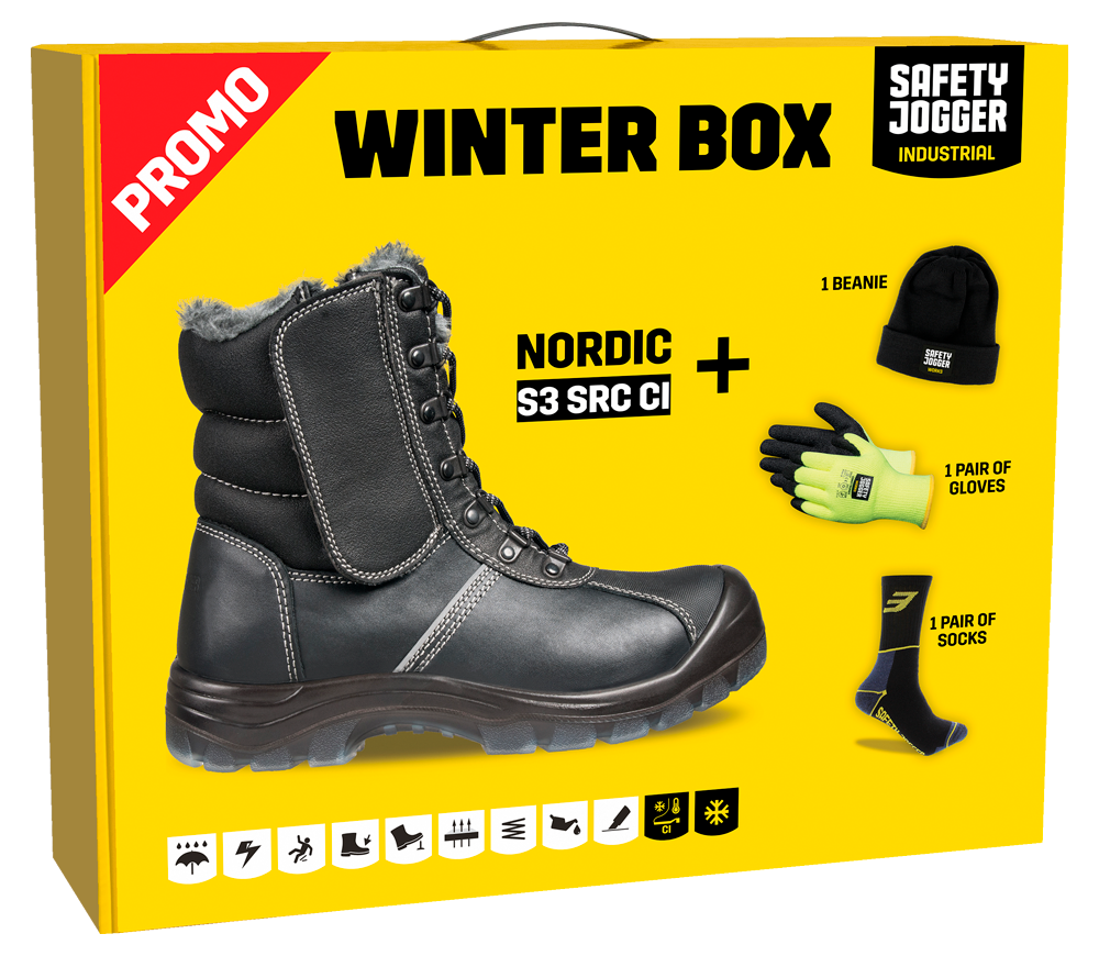 Ботинки рабочие SAFETY JOGGER PROMONORDI S3 Чёрные 43 photo