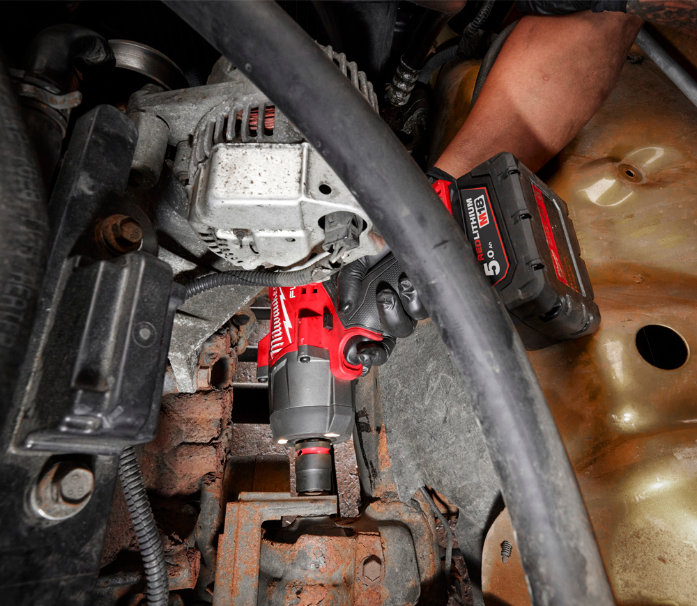 Гайковерт аккумуляторный 18В 5Ач MILWAUKEE M18 FHIW2F12-502X 2034Нм photo 11