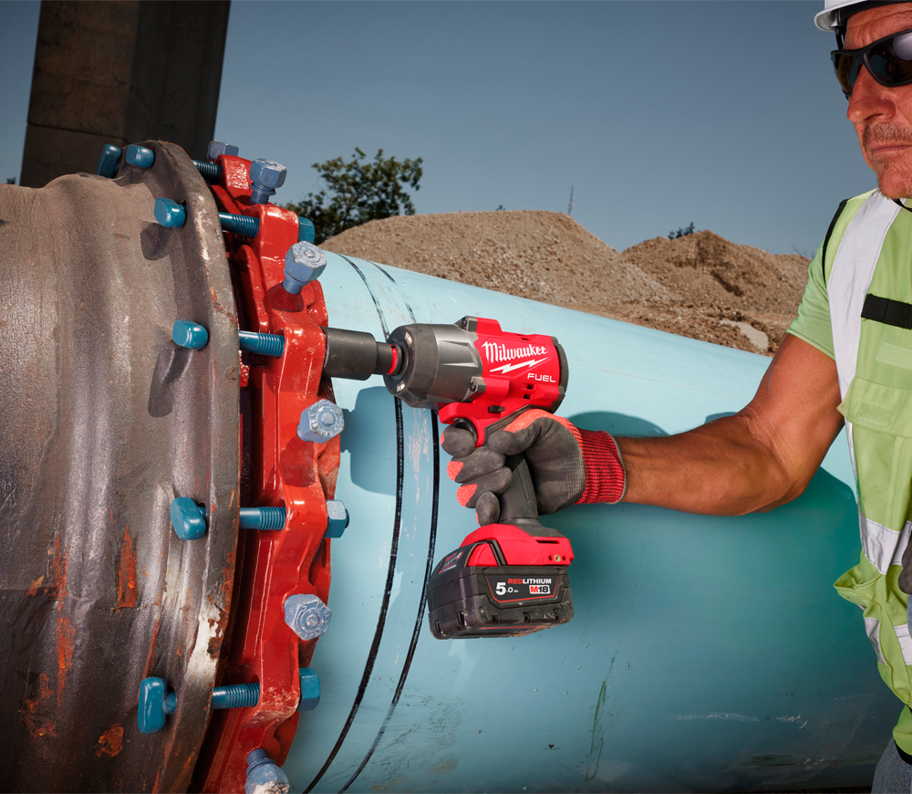 Гайковерт аккумуляторный 18В 5Ач MILWAUKEE M18 FHIW2F12-502X 2034Нм photo 5