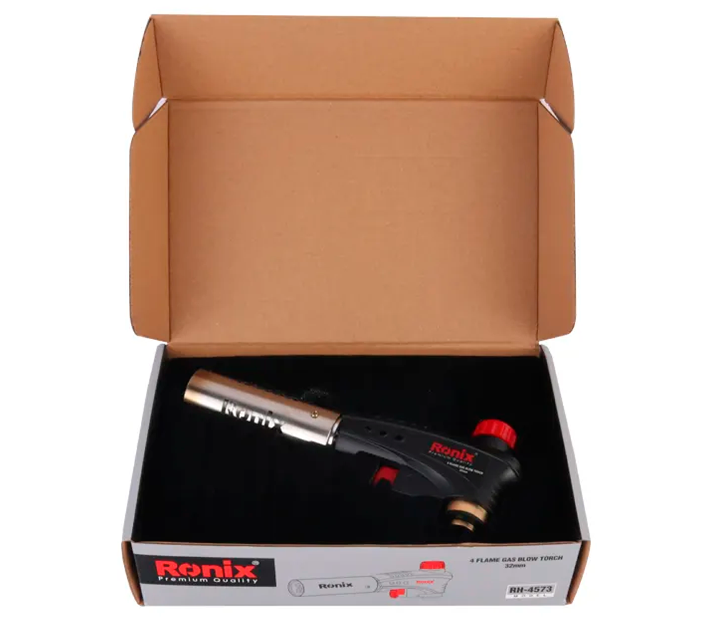 Газовая горелка с пьезоподжигом RONIX RH-4573  1300°C photo 5