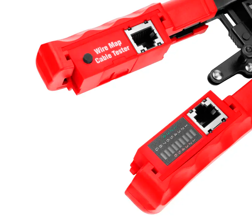 Клещи обжимные + тестер RONIX RH-1831 RJ11/RJ12/RJ45 photo 3