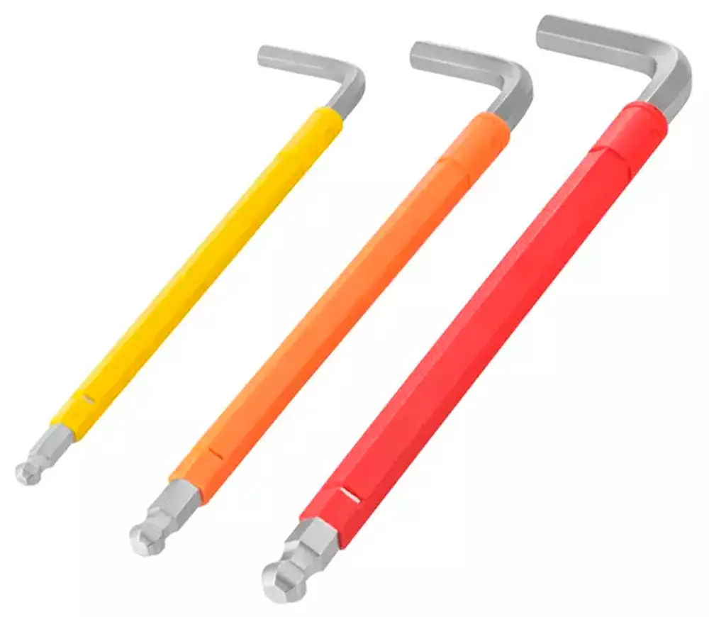 Set 9 chei hexagonale cu bilă RONIX RH-2042 1.5x10mm photo 0