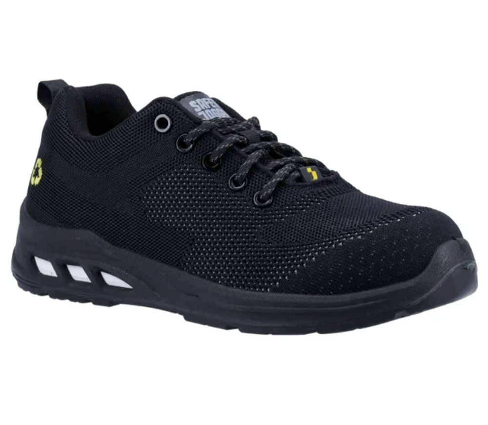 Кросовки рабочие SAFETY JOGGER ECOFITZ S1P LOW Чёрные 38 photo