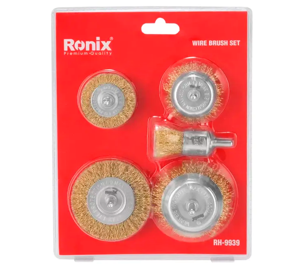 Набор 5 щеток по металлу RONIX RH-9939 25/50/75мм photo