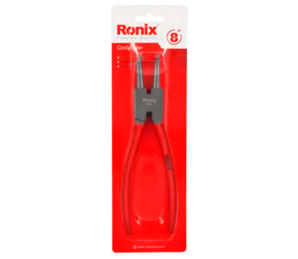 Изогнутый съемник внешних стопорных колец 7" RONIX RH-1737 180мм photo 5