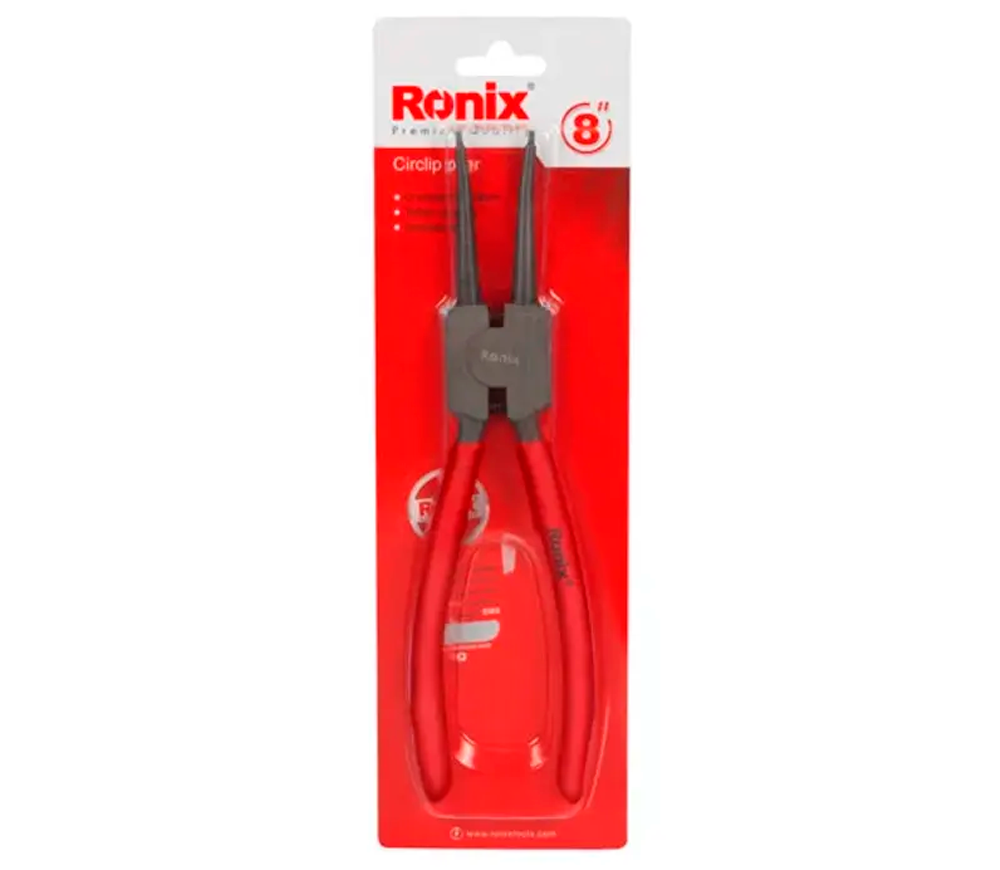 Щипцы для стопорных колец RONIX RH-1727 180мм photo 4