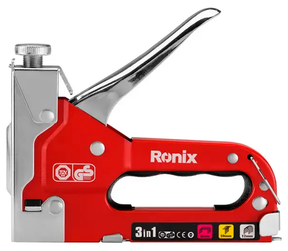 Степлер ручной RONIX RH-4804 Скобы/Гвозди photo 0