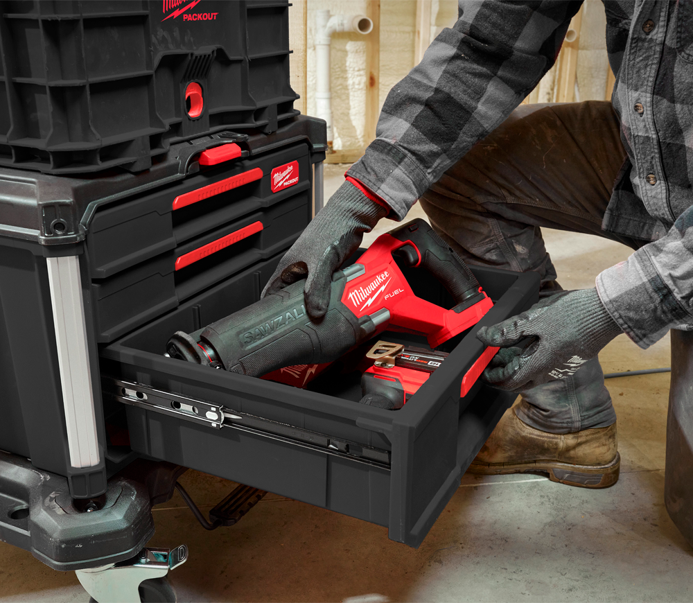 Sertar cu compartimente detașabile MILWAUKEE PACKOUT 2+1 Plastic photo 7