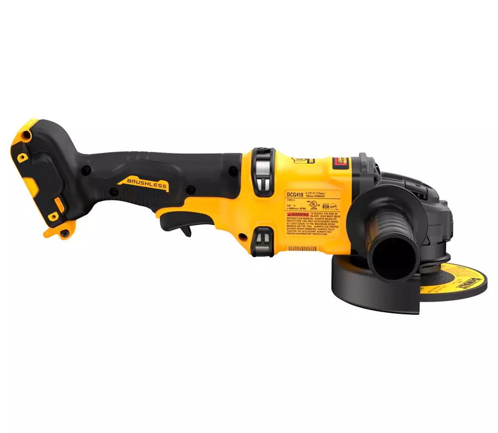 Polizor unghiular cu acumulator (fără bat) DEWALT DCG418NT-XJ 125mm 54V photo 2