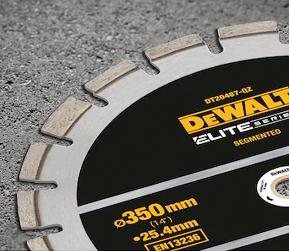 Алмазный отрезной диск DEWALT DT20467 350мм Сегментированный Бетон photo 0