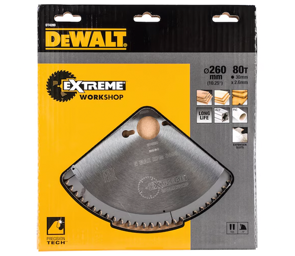 Пильный диск DEWALT DT4280 260мм 1.8мм photo
