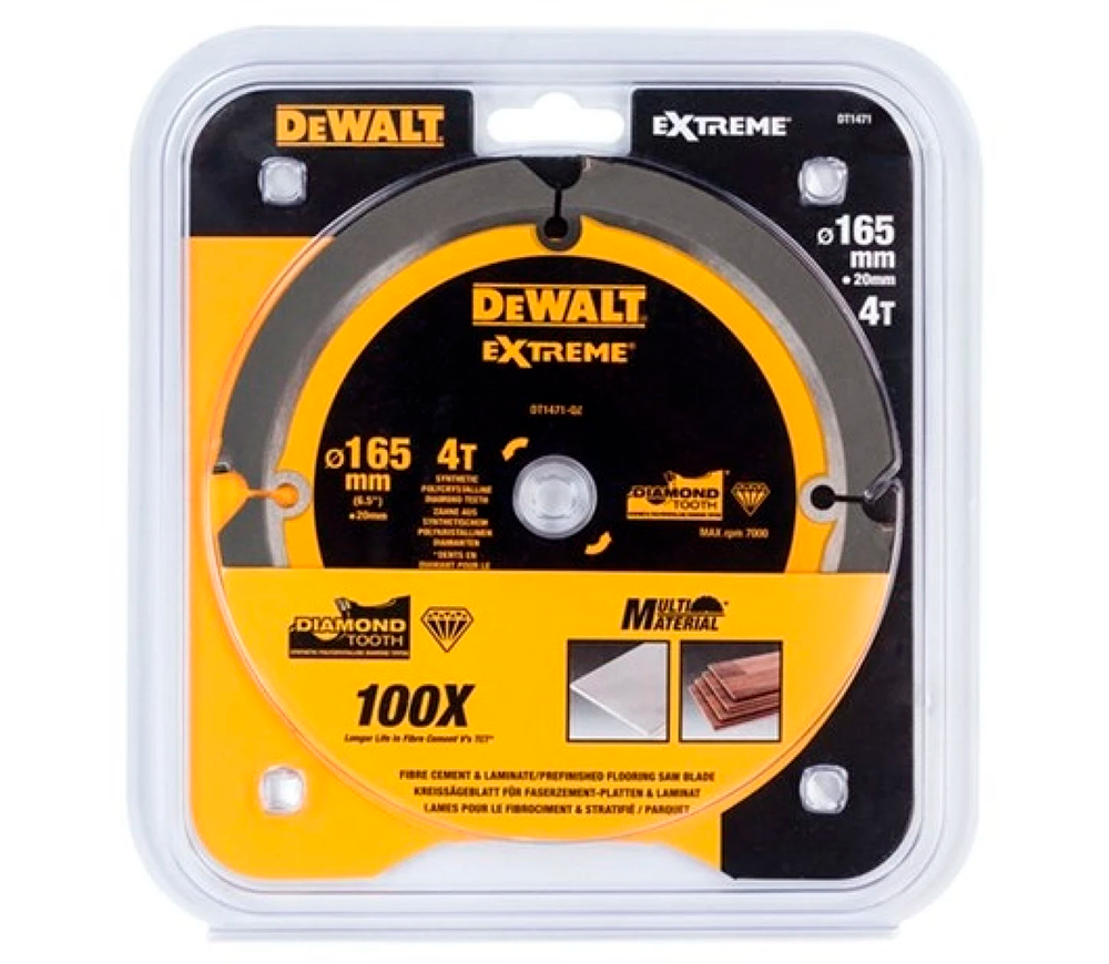 Пильный диск DEWALT DT1471 165мм 1.4мм photo