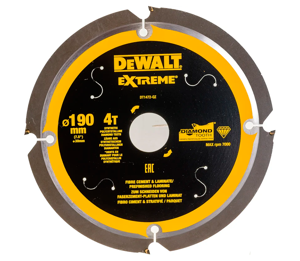 Пильный диск DEWALT DT1472 190мм 1.4мм photo 0