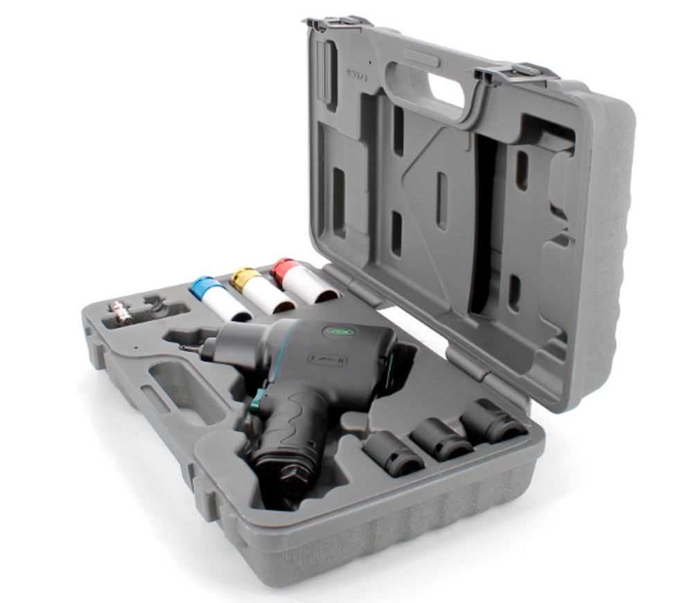 Set mașină de înșurubat cu impact pneumatică JBM-51207 1756Nm 7000rot/min photo 0