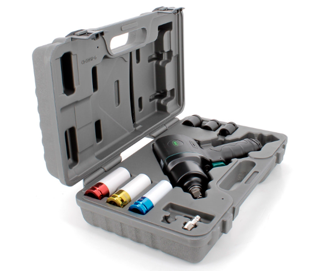 Set mașină de înșurubat cu impact pneumatică JBM-51207 1756Nm 7000rot/min photo 1