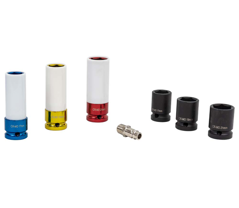 Set mașină de înșurubat cu impact pneumatică JBM-51207 1756Nm 7000rot/min photo 5
