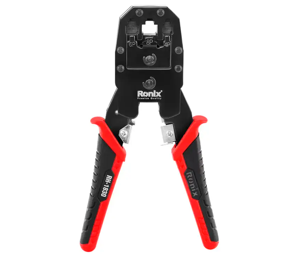 Клещи обжимные RONIX RH-1830 RJ11/RJ12/RJ45 photo 0