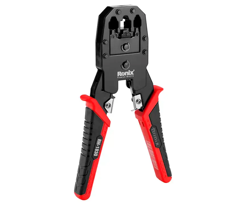 Клещи обжимные RONIX RH-1830 RJ11/RJ12/RJ45 photo 1