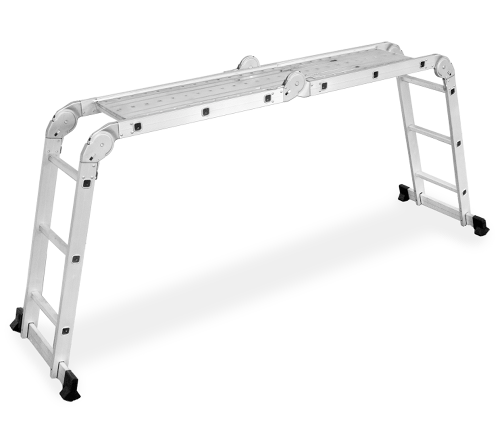 Лестница трансформер DRABEST DR-ALU-4X3-HOME+POD-TP 3.38м 125kg photo