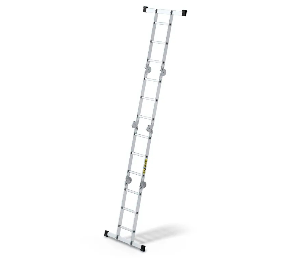 Лестница трансформер DRABEST DR-AL-DU-4X3-PRO+POD 3.45м 150kg photo 4
