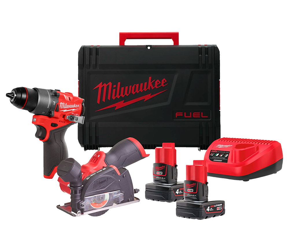 Набор аккумуляторных инструментов MILWAUKEE M12 FPP2G2-402X photo