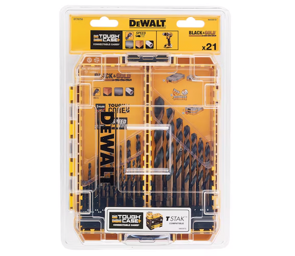 Набор сверл по металлу DEWALT Black&Gold DT70755 1-12мм HSS-G photo 1