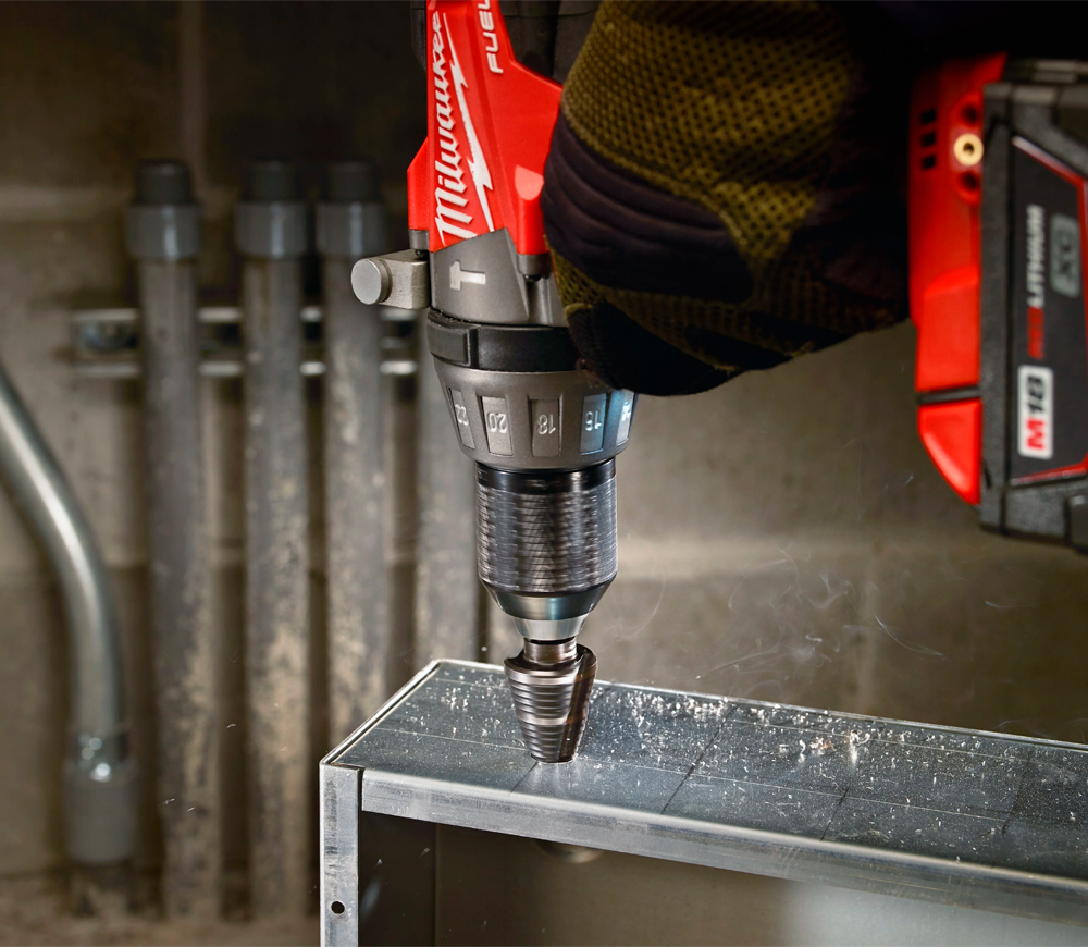 Набор сверл по металлу MILWAUKEE Step & Drill bit combo 2-20мм HSS photo 1