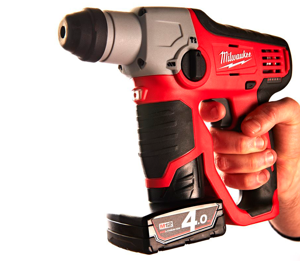 Перфоратор аккумуляторный MILWAUKEE M12 H-202C 0.9Дж 12В 2Ач photo 0