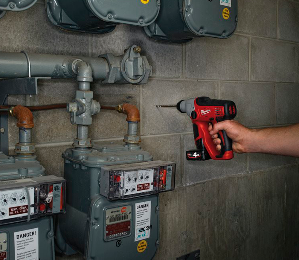 Перфоратор аккумуляторный MILWAUKEE M12 H-202C 0.9Дж 12В 2Ач photo 3