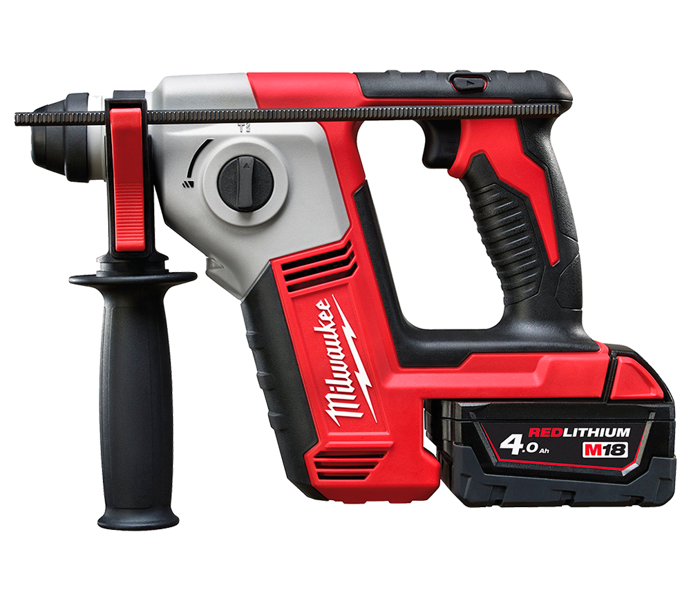 Перфоратор аккумуляторный MILWAUKEE  M18 H-402C 1.2Дж 18В 4Ач photo 0