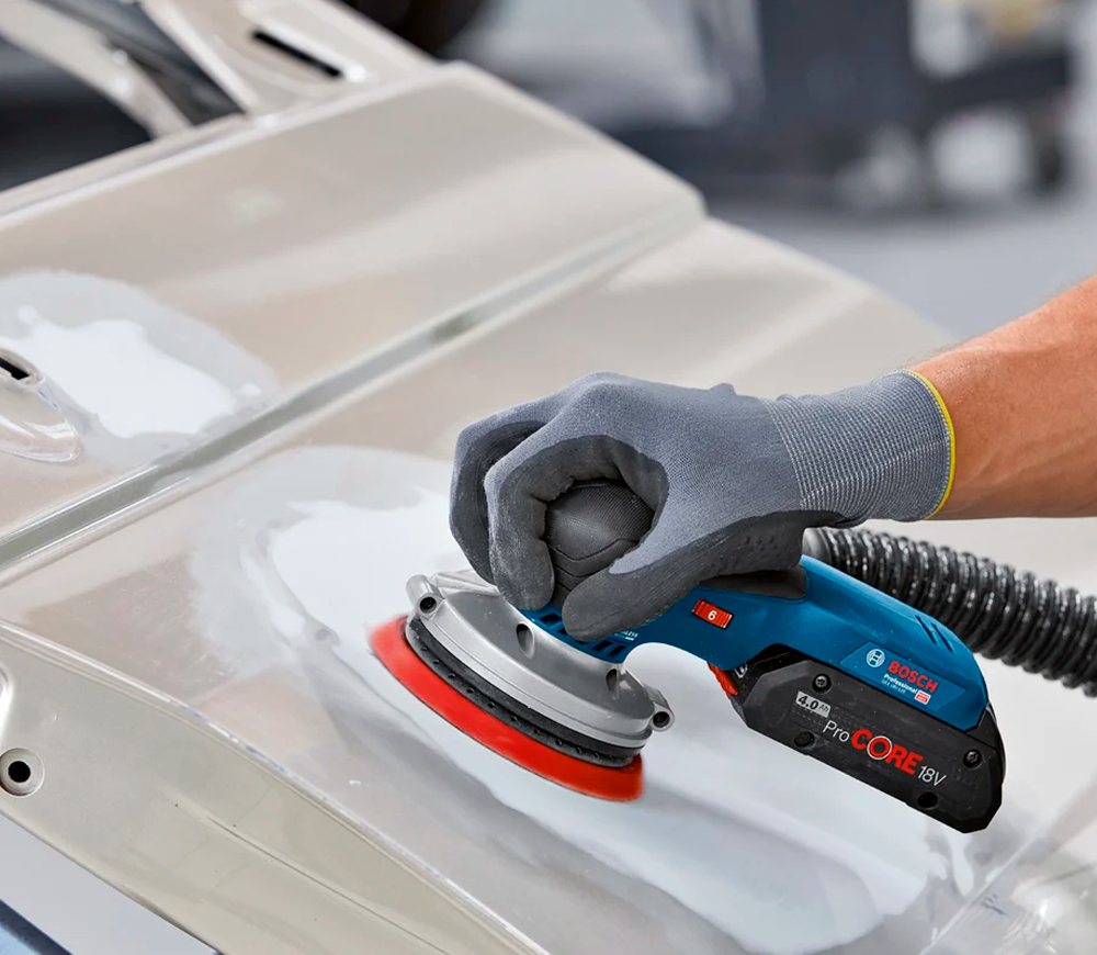 Шлифмашина эксцентриковая аккумуляторная (без АКБ) BOSCH GEX 18V-125 SOLO 125мм 18В photo 6