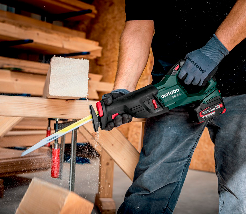 Сабельная пила аккумуляторная (без АКБ) METABO SSEP 18 LT 18В photo 2