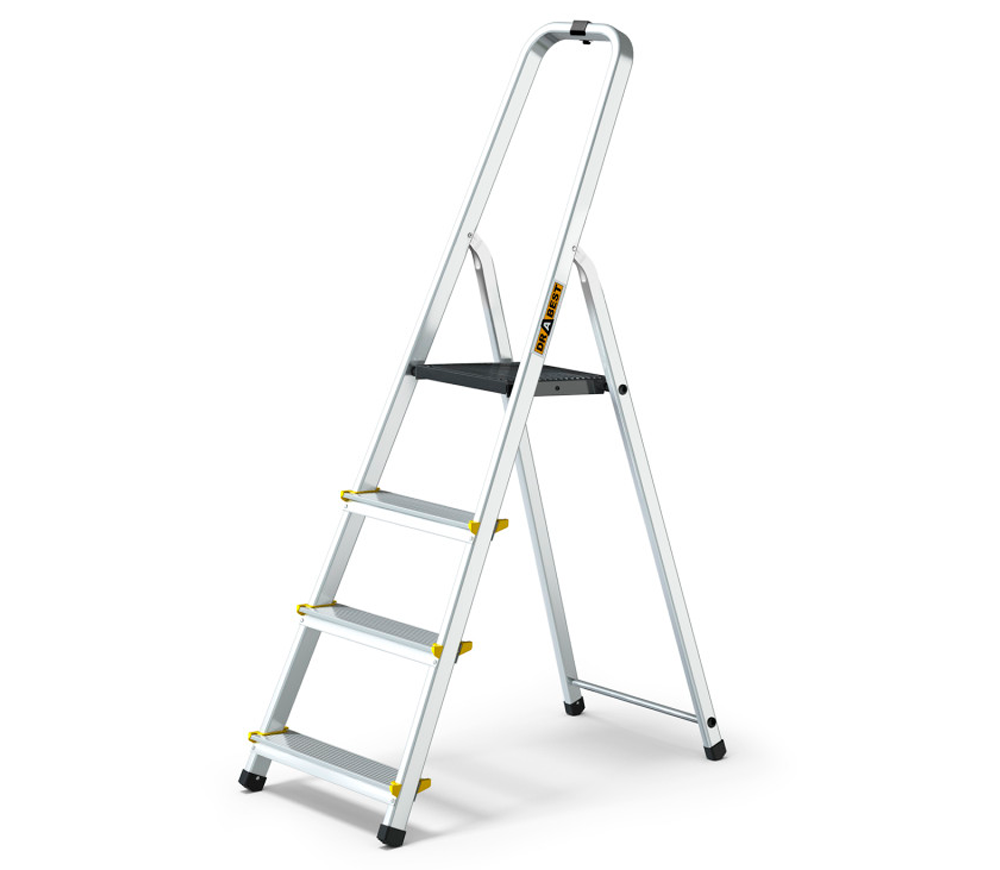 Стремянка DRABEST DR-AL-D4-PRO-Ż+CZ 0.75м 150kg photo