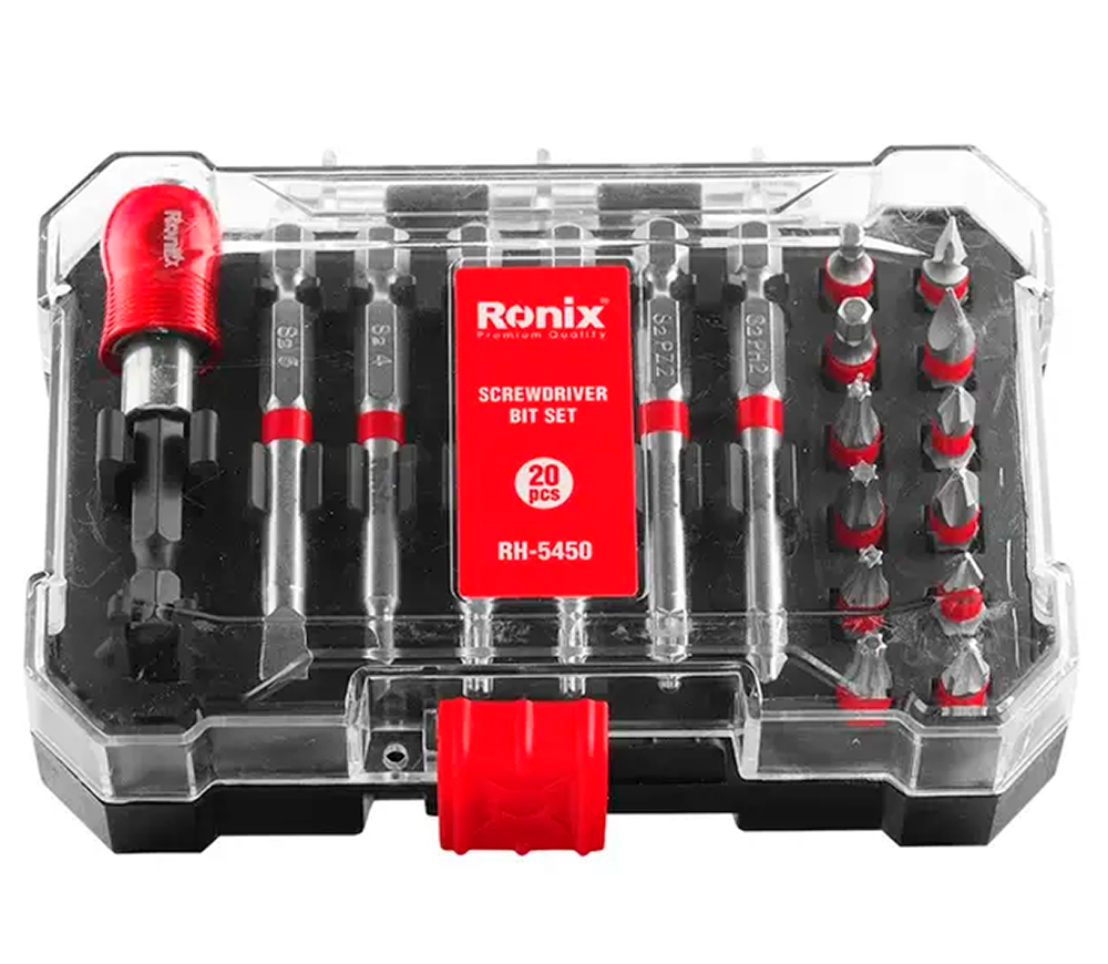 Набор 20 бит RONIX RH-5450 SL/PH/PZ/Hex/Torx 25/65мм photo 0