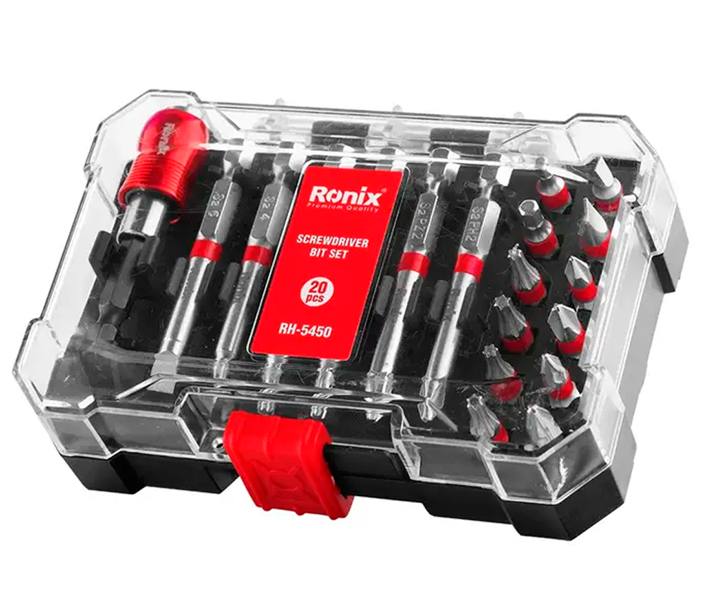 Набор 20 бит RONIX RH-5450 SL/PH/PZ/Hex/Torx 25/65мм photo