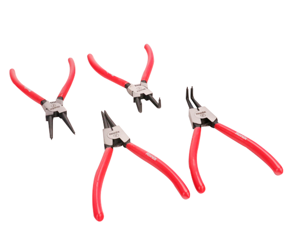 Набор 4 щипцов для стопорных колец RONIX RH-1700 180мм photo